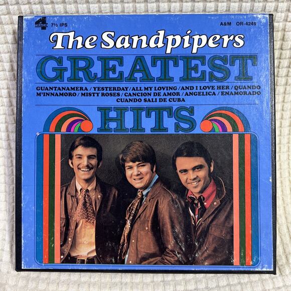 The Sandpipers Greatest Hits- 7 1/2 ips Reel to Reel Tape - Picture 1 of 3